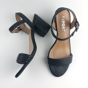 Report Pike braided heeled sandals